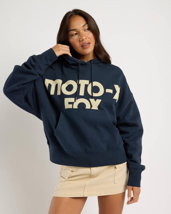 Fox Moto-X Oversized Fleece Pullover Hoodie for Womens