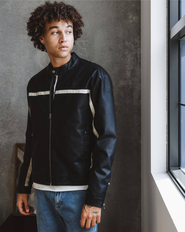 Dexter Tour Faux Leather Jacket for Mens