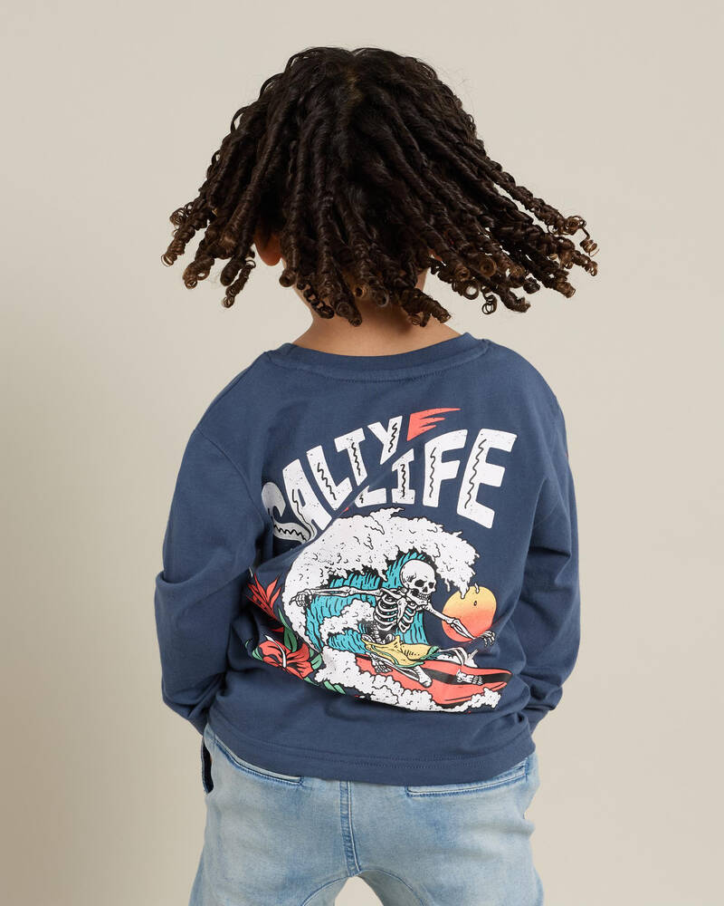 Salty Life Toddlers' Ferocious Long Sleeve T-Shirt for Mens