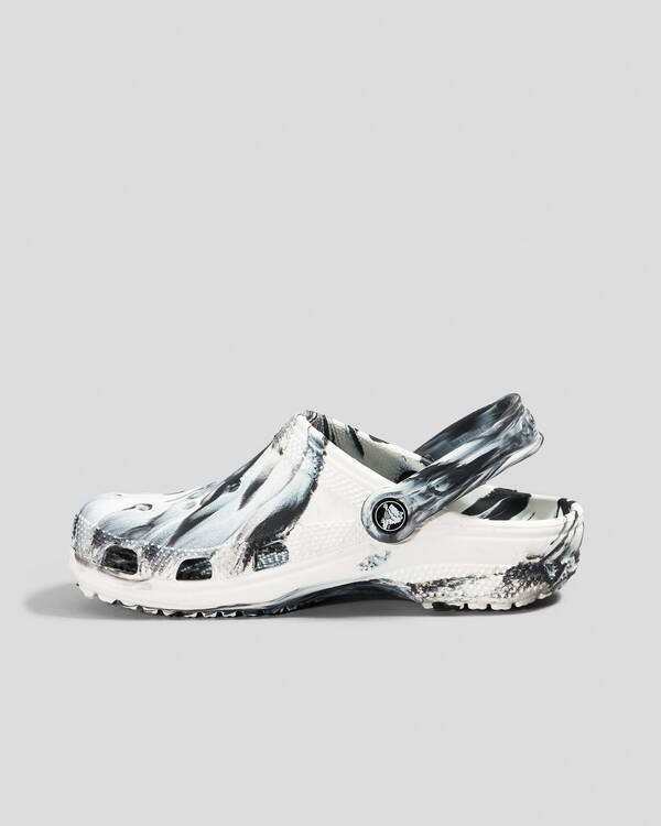 Crocs Kids' Marble Classic Clogs for Unisex