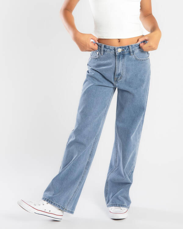 DESU Girls' Icon Straight Leg Jeans for Womens