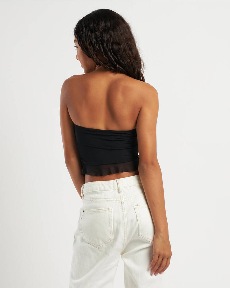 Ava And Ever Girls' Troy Mesh Tube Top for Womens