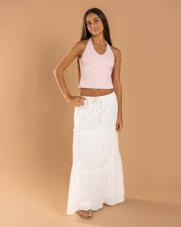 Ava And Ever Girls' Basic Halter Top for Womens