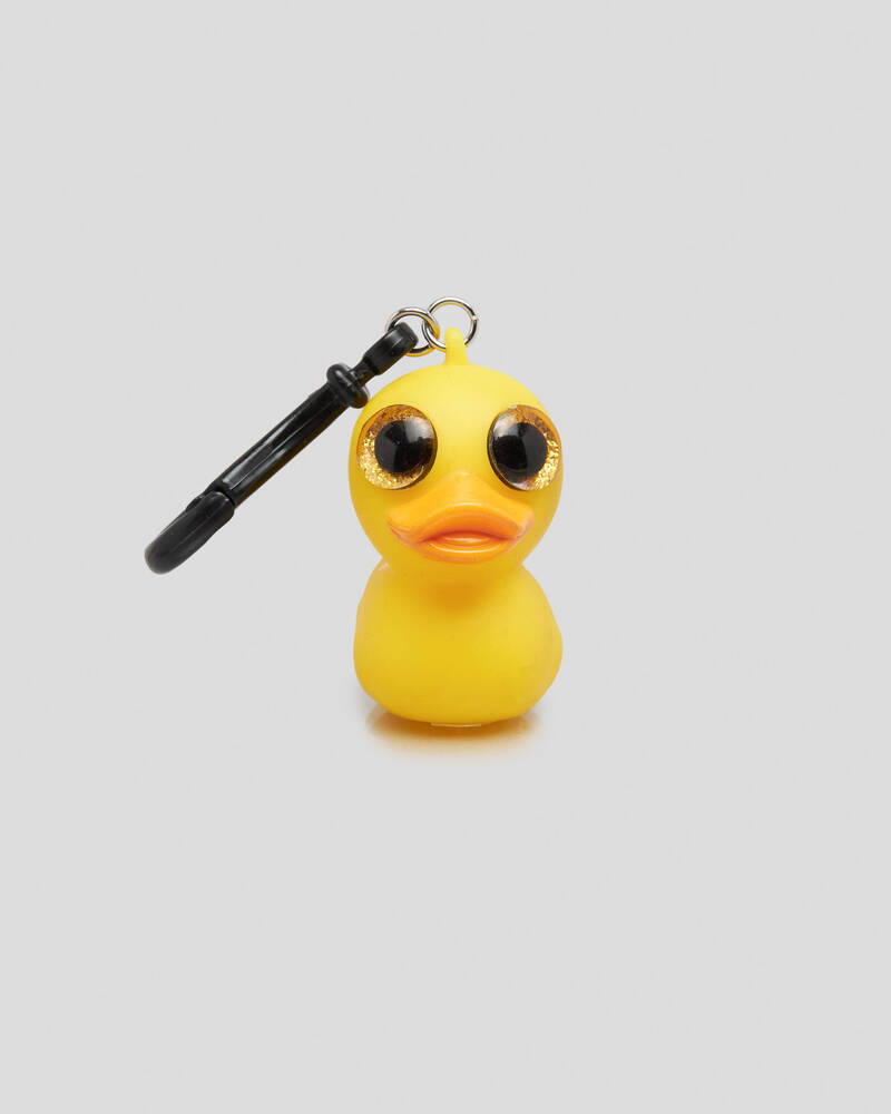 Get It Now Eye Popping Duck Keyring for Unisex