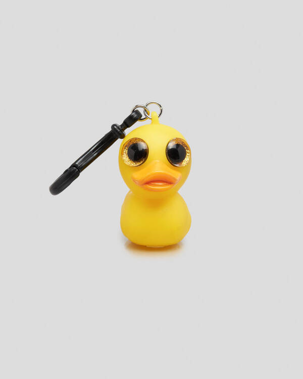 Get It Now Eye Popping Duck Keyring for Unisex