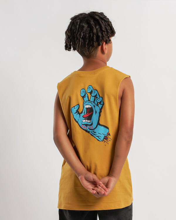 Santa Cruz Boys' Opus Screaming Hand Muscle Tank for Mens