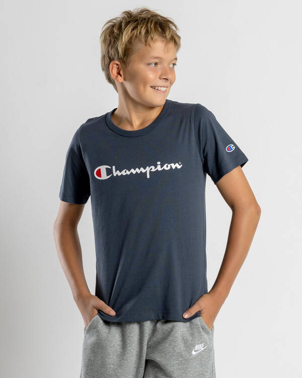 Champion Boys' Script T-Shirt for Mens