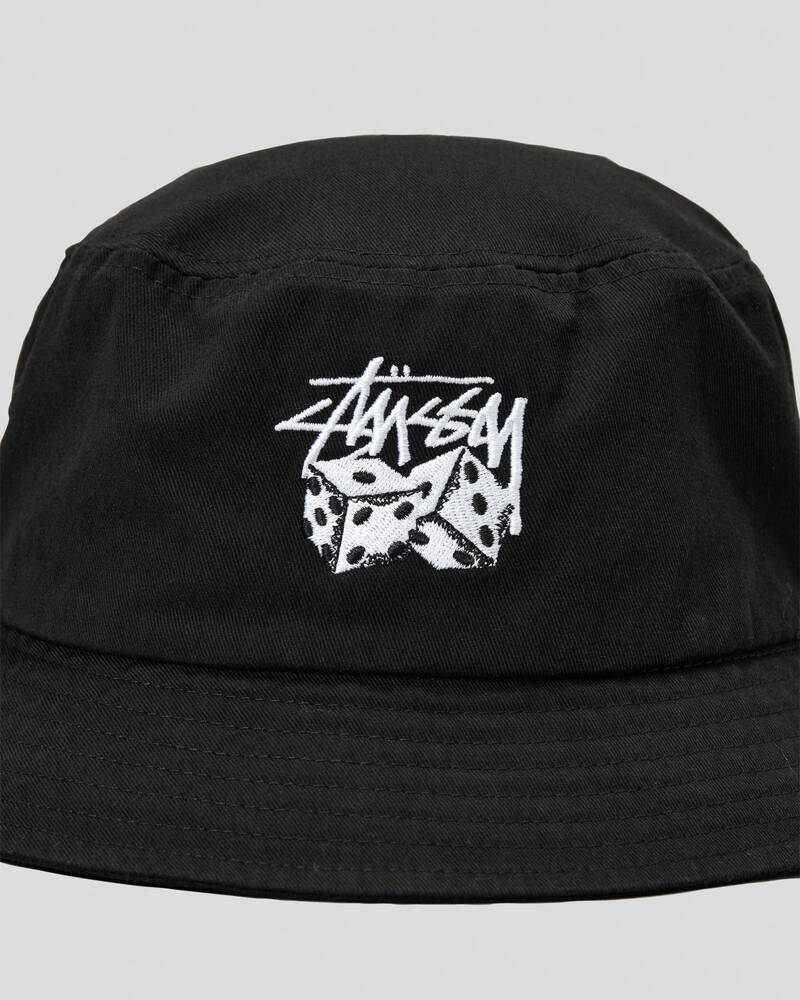 Stussy Two Dice Washed Bucket Hat for Mens