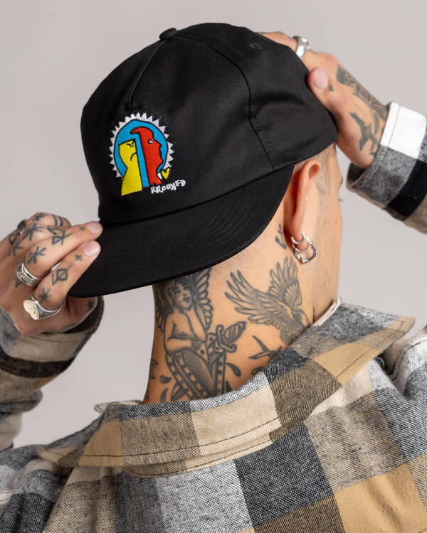 Krooked Mad Back Snapback Cap for Mens