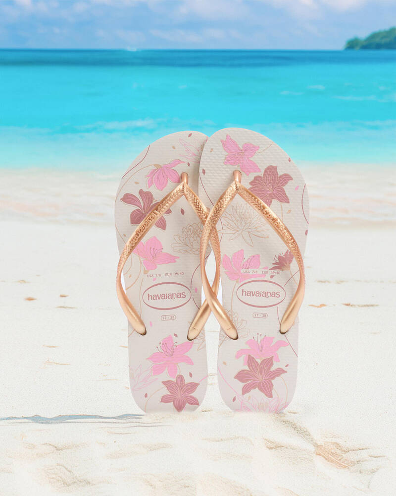 Havaianas Slim Organic Thongs for Womens