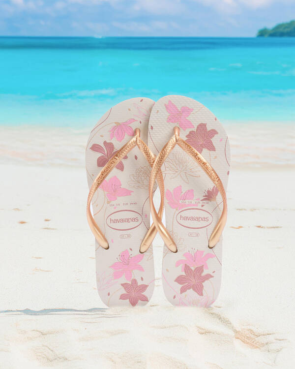 Havaianas Slim Organic Thongs for Womens
