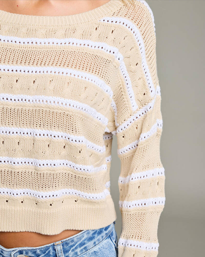 Mooloola Dream Catcher Crochet Jumper for Womens