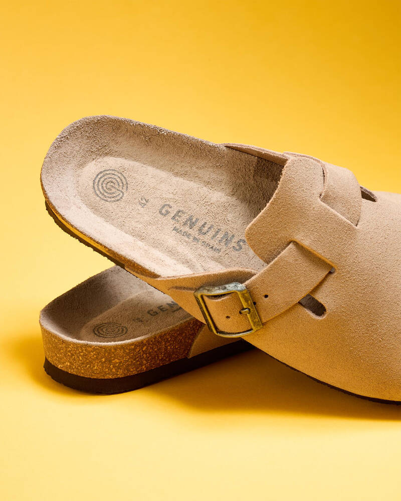 GENUINS Riva Velour Clogs for Mens