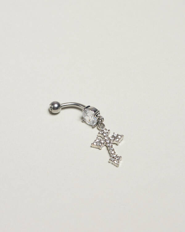 Karyn In LA Santiago Cross Belly Ring Pack for Womens