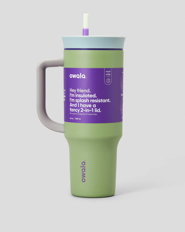 Owala 40oz Stainless Steel Insulated Tumbler for Mens