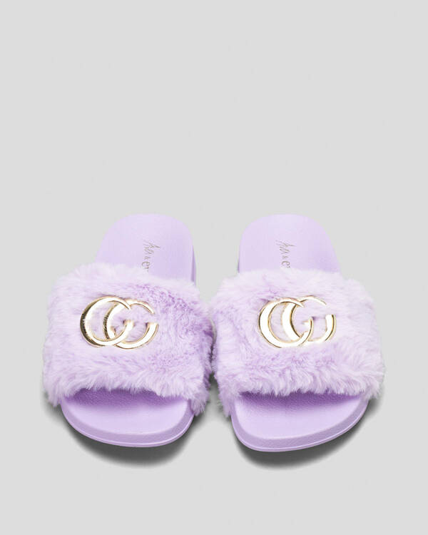 Ava And Ever Girls' Hearsay Slide Sandals for Womens