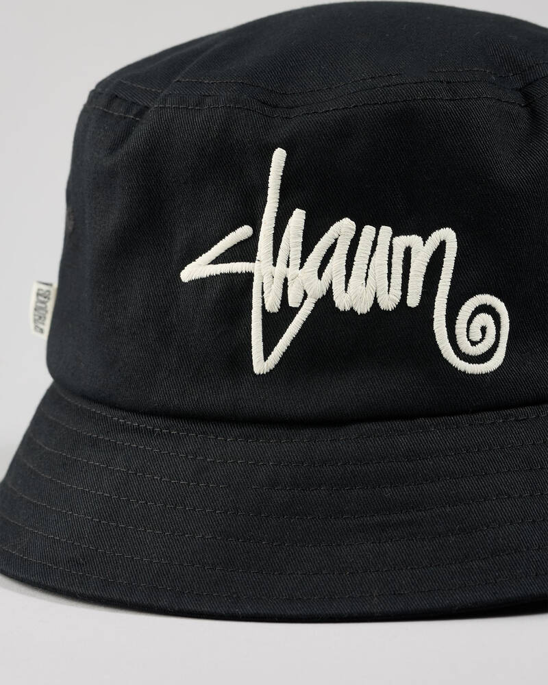 S-Double Shawn Script Bucket Hat for Mens