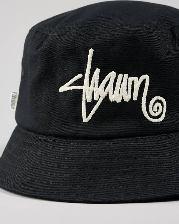 S-Double Shawn Script Bucket Hat for Mens