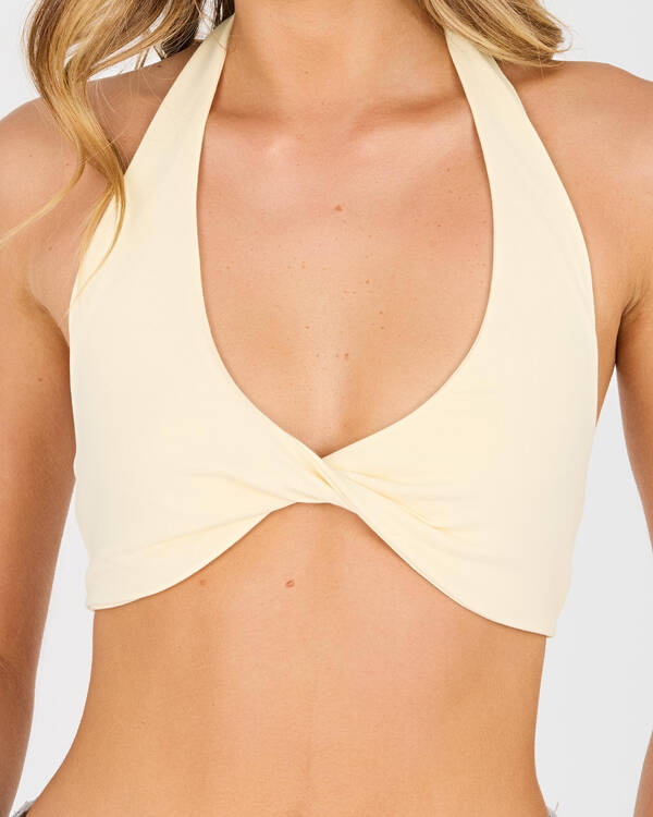 Ava And Ever Super Soft Twist Crop Top for Womens