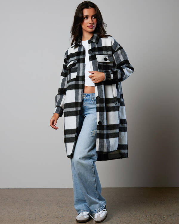 Ava And Ever Hayden Long Shacket for Womens