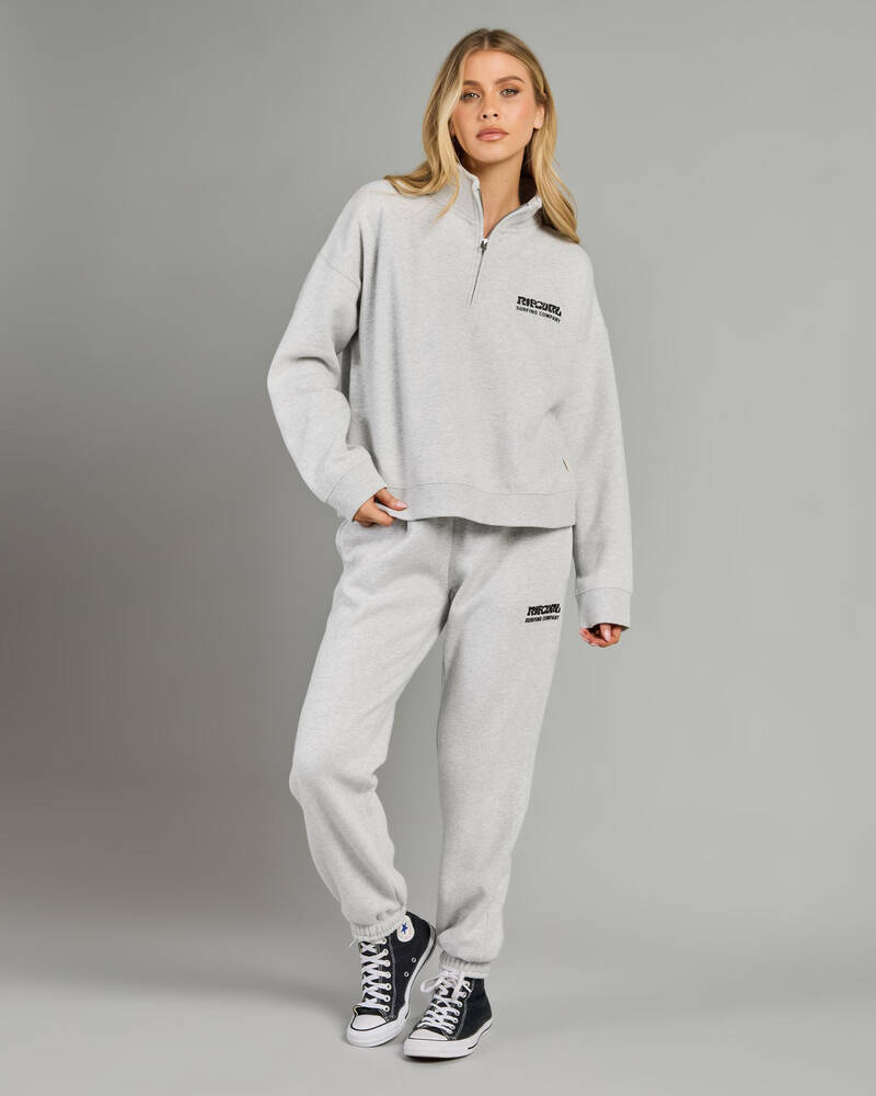 Rip Curl Surf Puff 1/4 Zip Sweatshirt for Womens