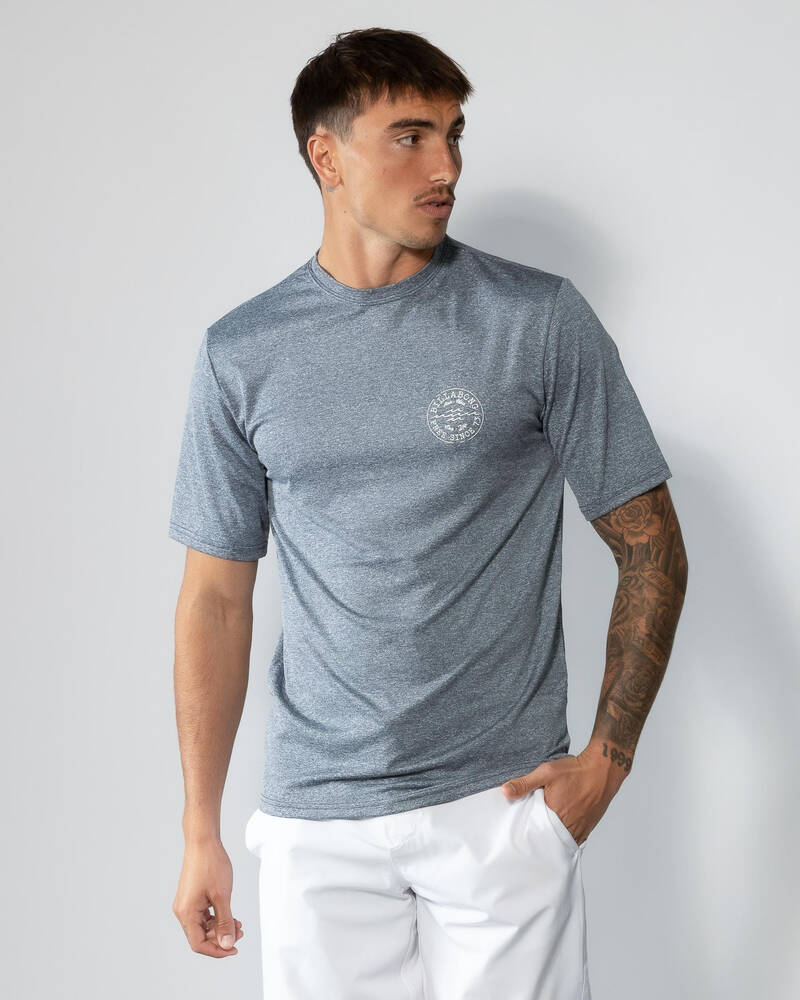 Billabong Big Wave Daz Short Sleeve Rash Vest for Mens