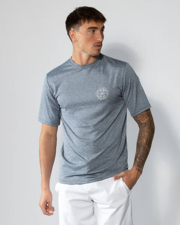 Billabong Big Wave Daz Short Sleeve Rash Vest for Mens