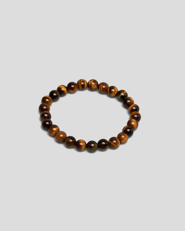 Classics 77 Tiger Eye Beaded Bracelet for Mens