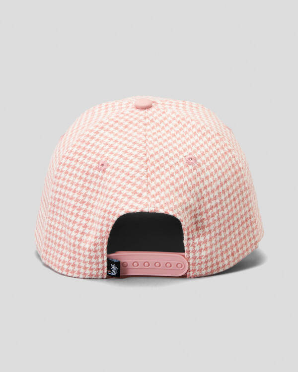 Stussy Stock Houndstooth Low Pro Cap for Womens