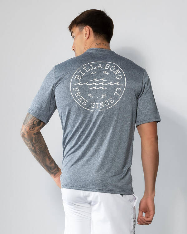 Billabong Big Wave Daz Short Sleeve Rash Vest for Mens