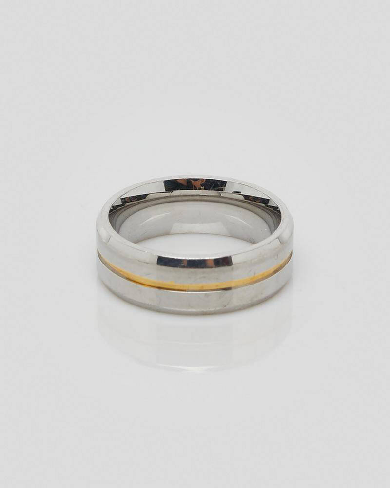 REPUBLIK Gold Inlay Ring for Mens