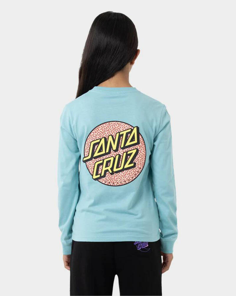 Santa Cruz Girls' Sprinkle Dot Long Sleeve T-Shirt for Womens