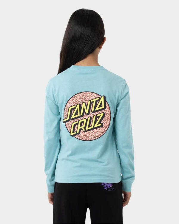 Santa Cruz Girls' Sprinkle Dot Long Sleeve T-Shirt for Womens