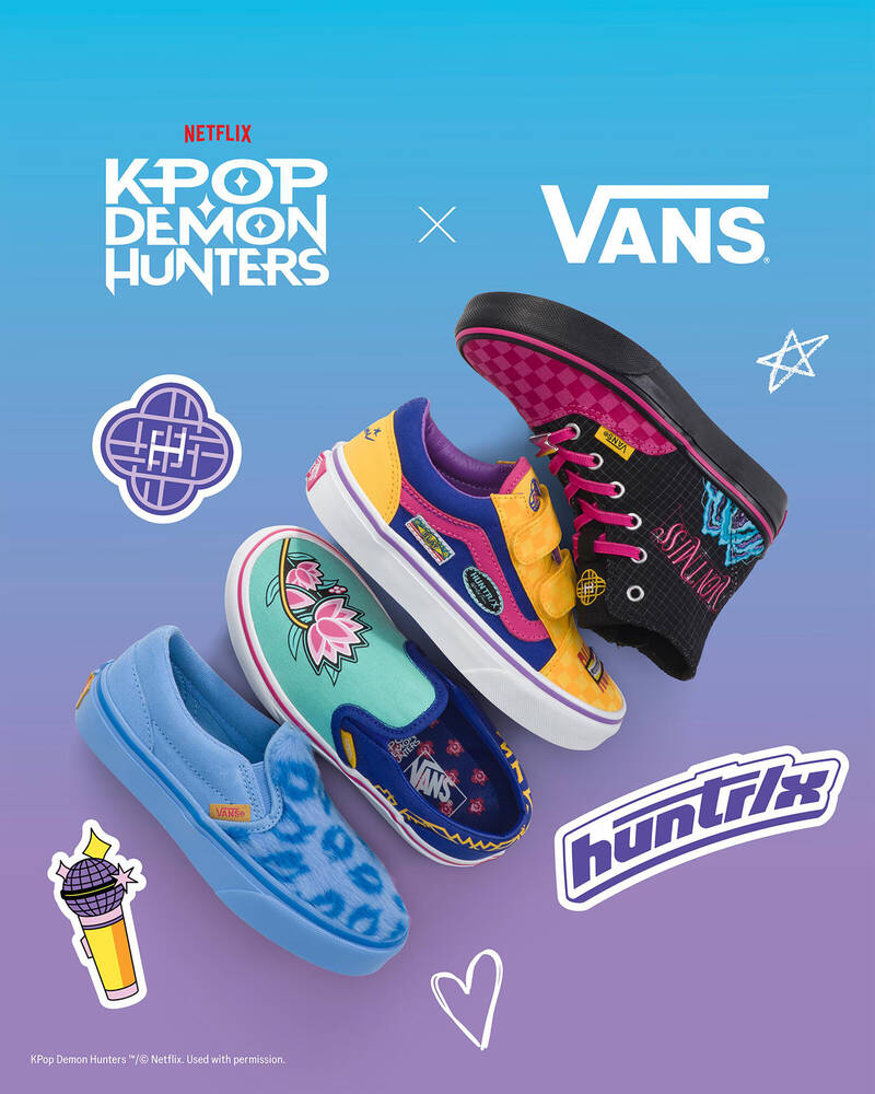 Vans Toddlers' KPop Demon Hunters Old Skool V Shoes for Unisex