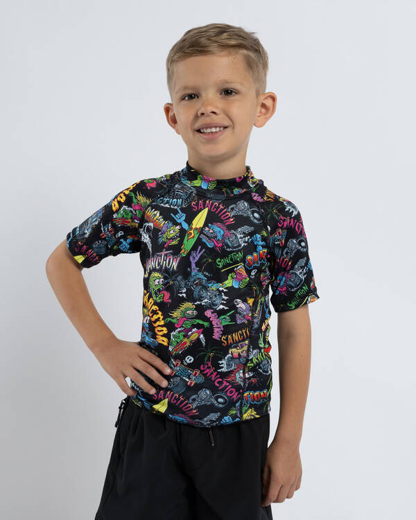 Sanction Toddlers' Squad Short Sleeve Rash Vest for Mens