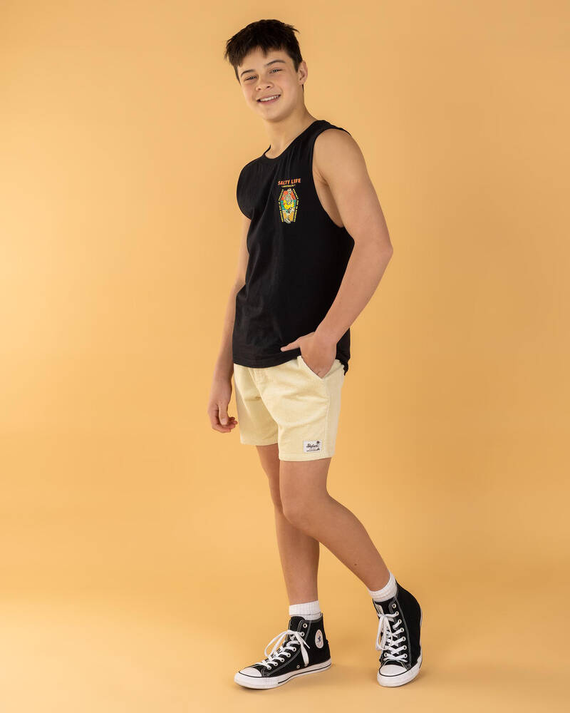 Salty Life Boys' Coffin Float Club Muscle Tank for Mens