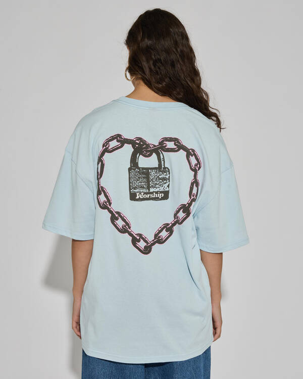 Worship Supplies Heavy Heart Relaxed Fit T-Shirt for Womens