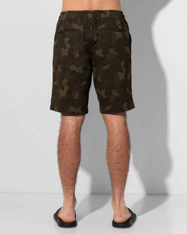 The Mad Hueys Stranded Camo Shorts for Mens