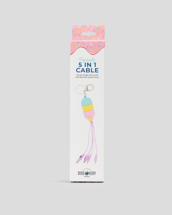Get It Now Popsicle 5-In-1 Charging Cable for Unisex