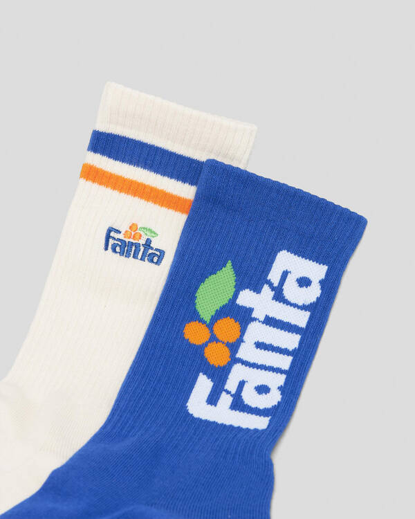 FOOT-IES Fanta Sneaker Socks 2 Pack for Mens