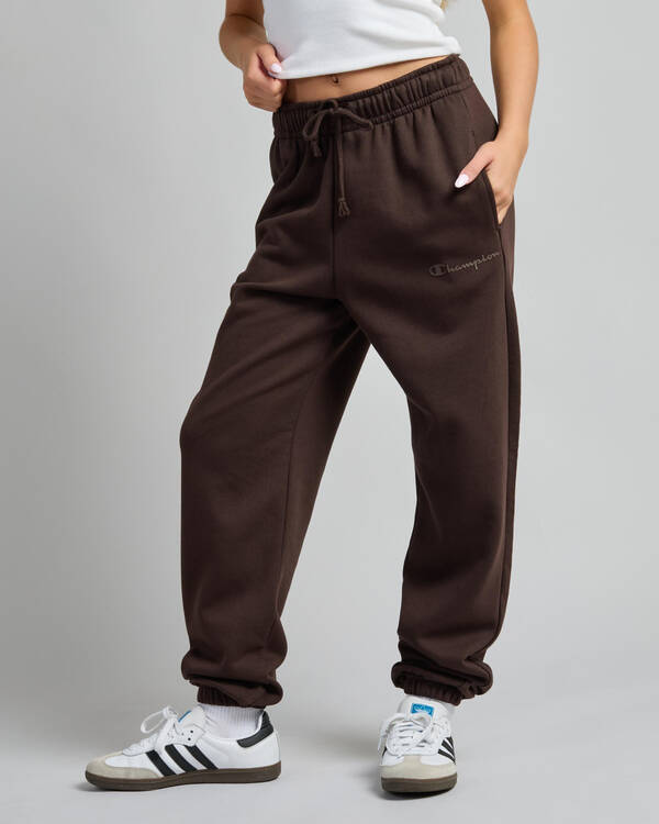 Champion Script Hi-Waist Jogger Track Pants for Womens