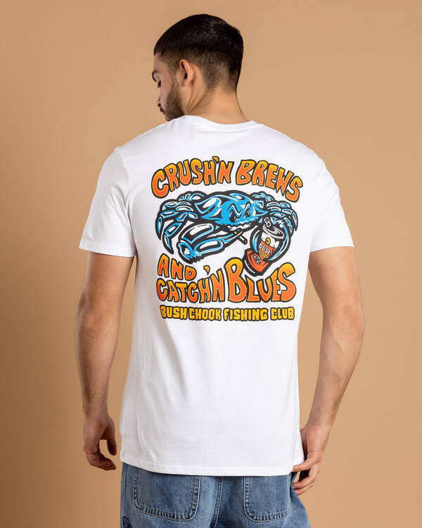 Bush Chook Crush'N Brews T-Shirt for Mens