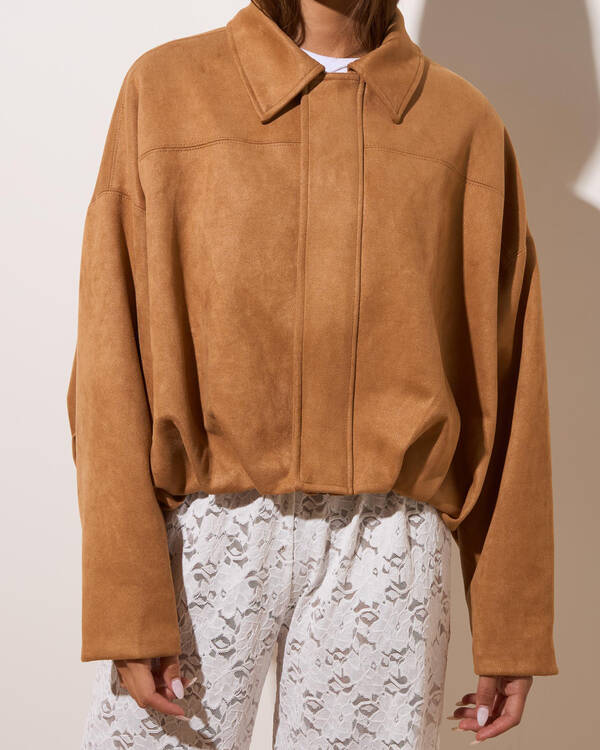 Ava And Ever London Faux Suede Jacket for Womens