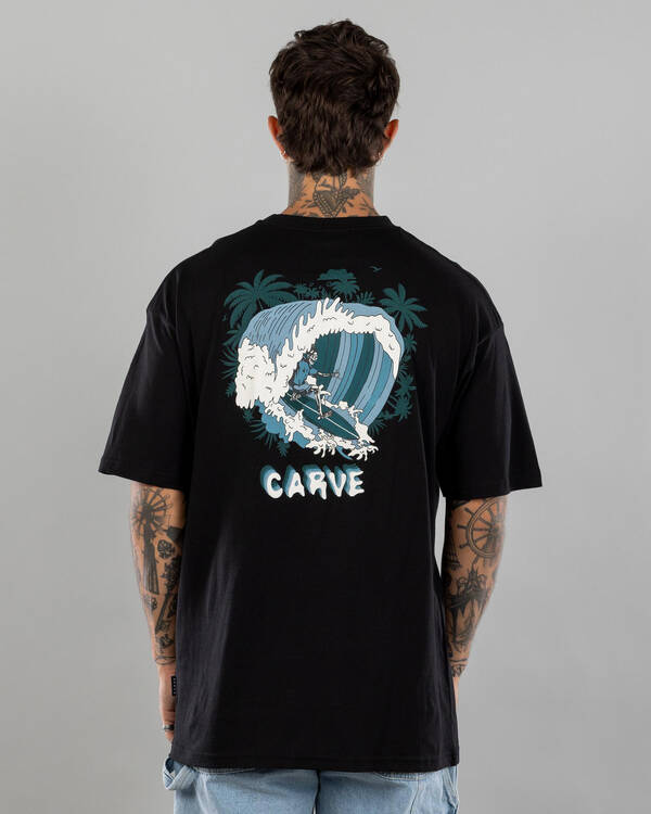 Carve Waves T-Shirt for Mens