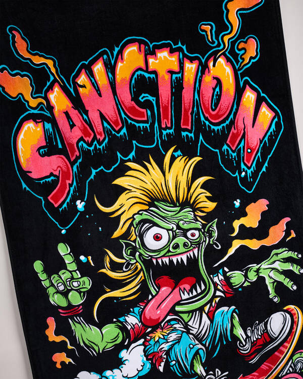 Sanction Boys' Psycho Beach Towel for Mens