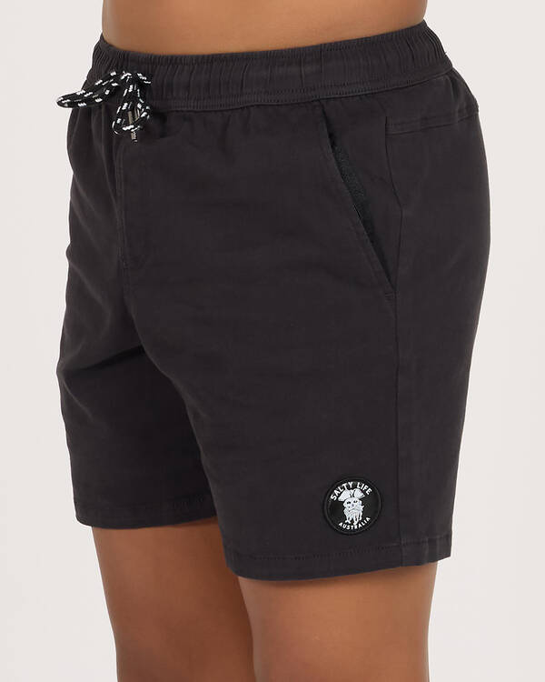 Salty Life Boys' Journey Elastic Waist Shorts for Mens