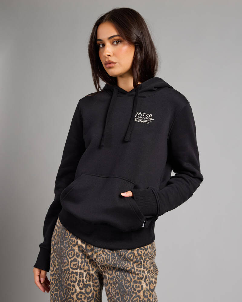 Unit Rosette Pullover Hoodie for Womens