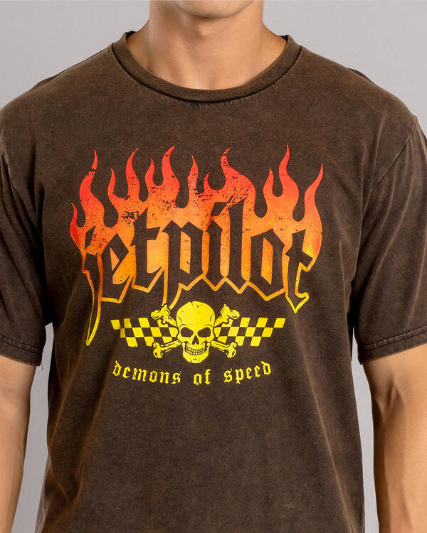 Jetpilot Live Fast T-Shirt for Mens