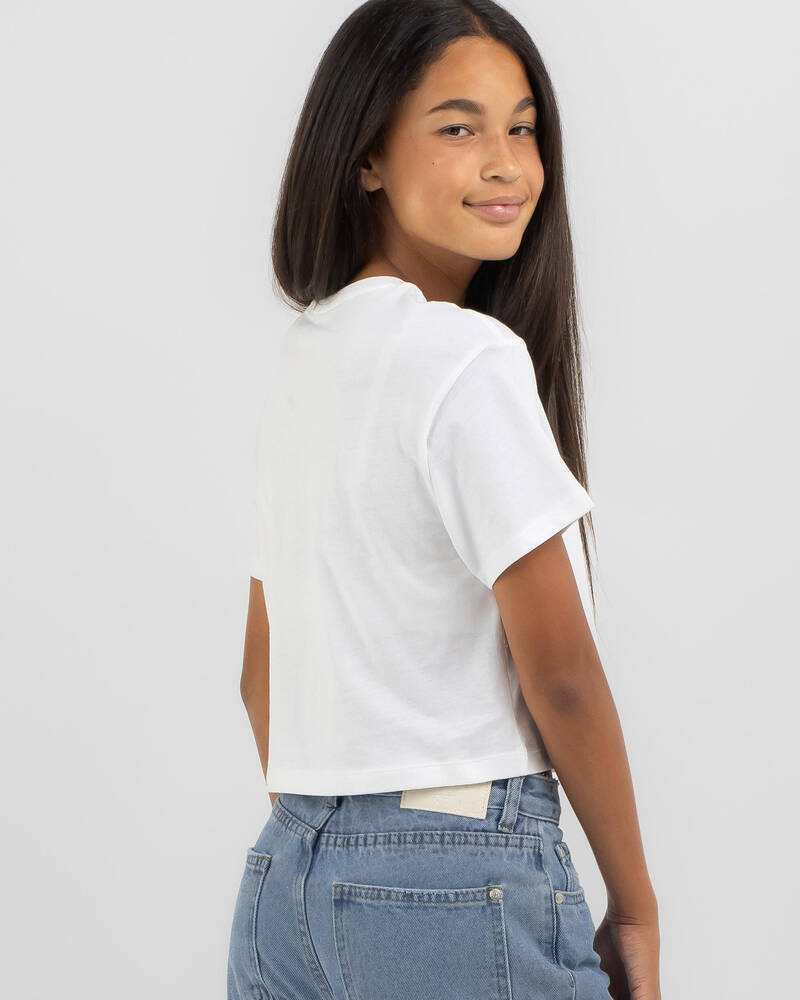 Puma Girls' Logo Cropped T-Shirt for Womens