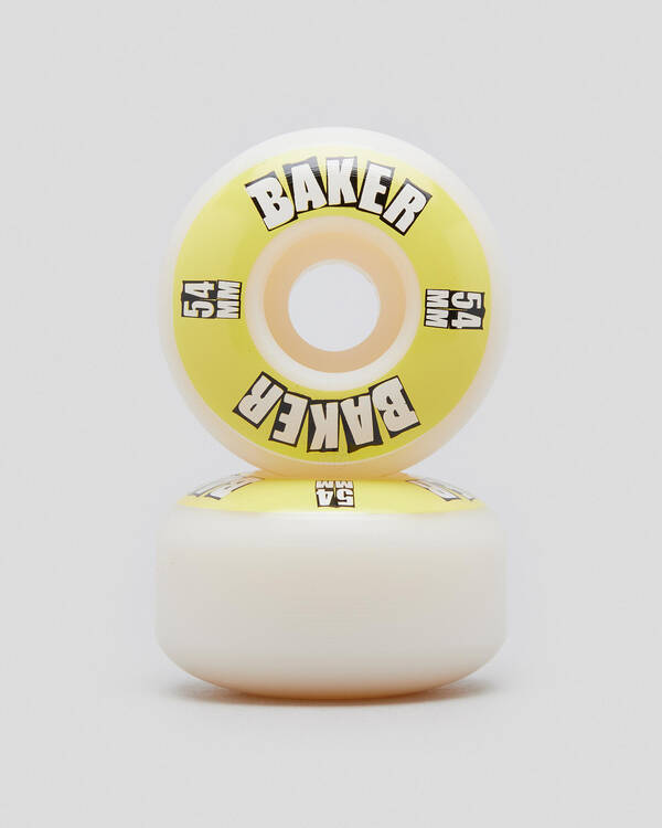 Baker Skateboards Brand Logo 54mm Wheels for Mens